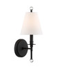 Riverdale 1 Light Black Forged Sconce (RIV-382-BF)