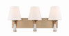 Ramsey 3 Light Vibrant Gold Bathroom Vanity (RAM-A3403-VG)