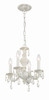 Paris Market 4 Light Antique White Mini Chandelier (5024-AW-CL-MWP)