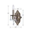 Paris Market 1 Light Venetian Bronze Sconce (5021-VB-CL-MWP)