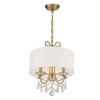 Othello 3 Light Vibrant Gold Chandelier (6623-VG-CL-MWP)