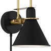Medford 1 Light Black Sconce (MED-B5501-MK)