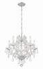 Maria Theresa 6 Light Polished Chrome Mini Chandelier (4405-CH-CL-MWP)
