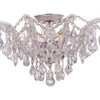 Crystorama Maria Theresa 5 Light Semi Flush (4437-CH-CL-MWP)