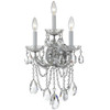 Maria Theresa 3 Light Polished Chrome Sconce (4423-CH-CL-S)