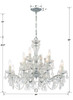 Maria Theresa 12 Light Polished Chrome Chandelier (4479-CH-CL-I)