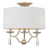 Manning 3 Light Silver Leaf Semi-Flush (5973-SL_CEILING)