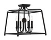 Libby Langdon 4 Light Black Forged Flush Mount (2243-BF_NOSHADE)