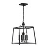 Libby Langdon 4 Light Black Forged Chandelier (2245-BF_NOSHADE)