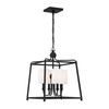 Libby Langdon 4 Light Black Forged Chandelier (2245-BF)