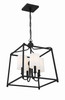 Libby Langdon 4 Light Black Forged Chandelier (2245-BF)