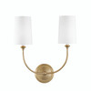 Libby Langdon 2 Light Vibrant Gold Sconce (2242-VG)