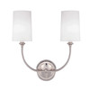 Crystorama Sylvan 2 Light Sconce (2242-PN)
