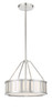Kendal 3 Light Polished Nickel Pendant (KEN-8303-PN)