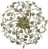 Josie 5 Light Champagne Green Tea Flush Mount (4840-CT)