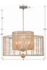 Jayna 4 Light Burnished Silver Chandelier (JAY-A5004-BS)