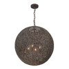 Jasmine 4 Light Forged Bronze Chandelier (JAS-A5014-FB)