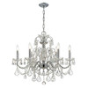 Imperial 6 Light Polished Chrome Chandelier (3226-CH-CL-MWP)