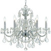 Imperial 6 Light Polished Chrome Chandelier (3226-CH-CL-MWP)