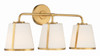 Fulton 3 Light Antique Gold Bathroom Vanity (FUL-913-GA)