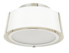 Fulton 2 Light Polished Nickel Flush Mount (FUL-903-PN)