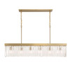 Emory 6 Light Modern Gold Linear Chandelier (EMO-5407-MG)