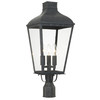 Dumont Outdoor 3 Light Graphite Post Mount (DUM-9807-GE)