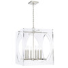 Drake 6 Light Polished Nickel Chandelier (8876-PN)