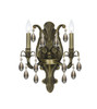 Dawson 2 Light Golden Teak Brass Sconce (5563-AB-GT-S)