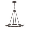 Dakota 12 Light Bronze Chandelier (9045-CZ)
