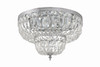 Crystorama Waltham 4 Light Flush (718-CH-CL-MWP)