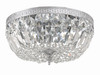Crystorama Waltham 3 Light Flush (712-CH-CL-I)