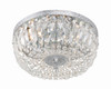 Crystorama Waltham 3 Light Flush (714-CH-CL-SAQ)