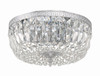 Crystorama 3 Light Clear Hand Cut Chrome Flush Mount (714-CH-CL-MWP)