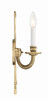 Crystorama 2 Light Olde Brass Cast Brass Sconce (650-OB)
