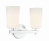 Colton 2 Light Polished Chrome Sconce (COL-102-CH)