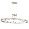 Clover 12 Light Brushed Nickel Chandelier (CLO-8897-BN)
