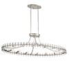 Clover 12 Light Brushed Nickel Chandelier (CLO-8897-BN)