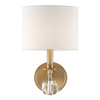 Chimes 1 Light Aged Brass Sconce (CHI-211-AG)