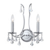 Cedar 2 Light Polished Chrome Swarovski Sconce (5932-CH-CL-S)