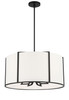 Carlyn 6 Light Black Pendant (CAR-9206-BK)