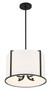 Carlyn 4 Light Black Pendant (CAR-9204-BK)