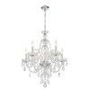 Candace 5 Light Chrome Chandelier (CAN-A1306-CH-CL-S)