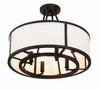 Crystorama Bryant 4 Light Semi Flush (BRY-8004-BF_CEILING)