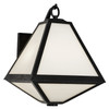 Brian Patrick Flynn Outdoor 2 Light Black Charcoal Sconce (GLA-9722-OP-BC)