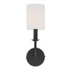 Bailey 1 Light Black Sconce (BAI-A2101-MK)