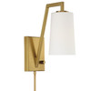 Avon 1 Light Aged Brass Sconce (AVO-B4201-AG)