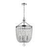 Archer 5 Light Swarovski Polished Chrome Chandelier (785-CH-CL-S)