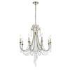 Crystorama Arcadia 8 Light Chandelier (ARC-1908-SA-CL-MWP)