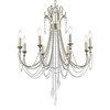 Crystorama Arcadia 8 Light Chandelier (ARC-1908-SA-CL-MWP)